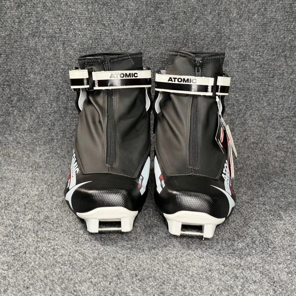 Atomic Pro Skate Cross Country Ski Boots‎ Men's 8.5 Black White Red Performance